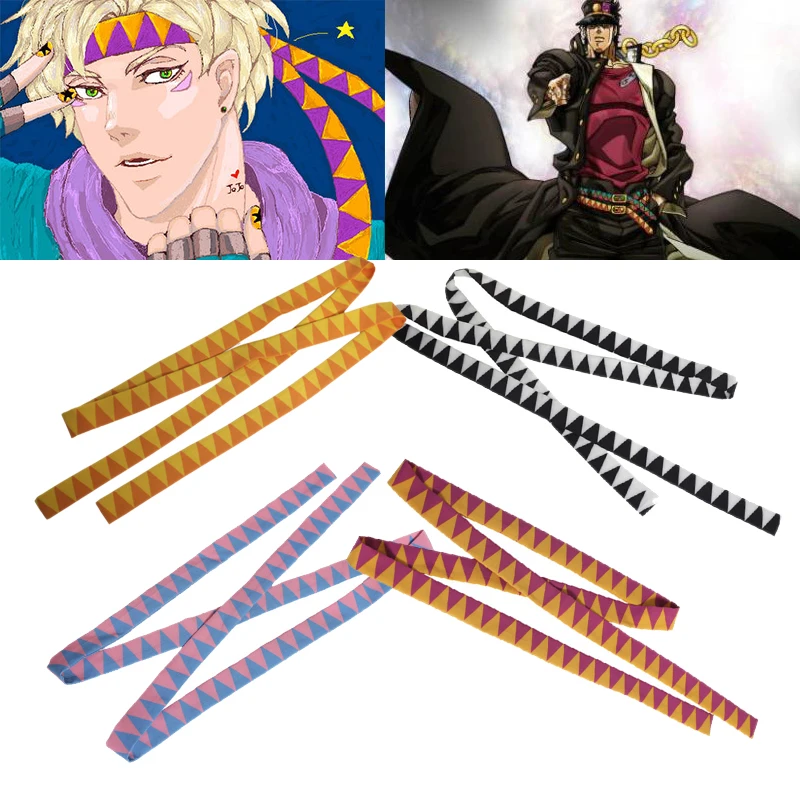 

Caesar Anthonio Zeppeli Cosplay Headband Kujo Jotaro Belt Prop JoJo's Bizarre Adventure Head Rope Headdress Gift