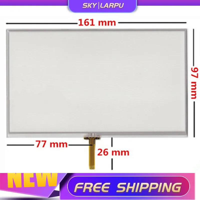 

7''Inch TouchScreen For 161mm*97mm GPS Navigation Resistance Handwritten Touch Panel Screen Glass Digitizer Repair Free Shipping