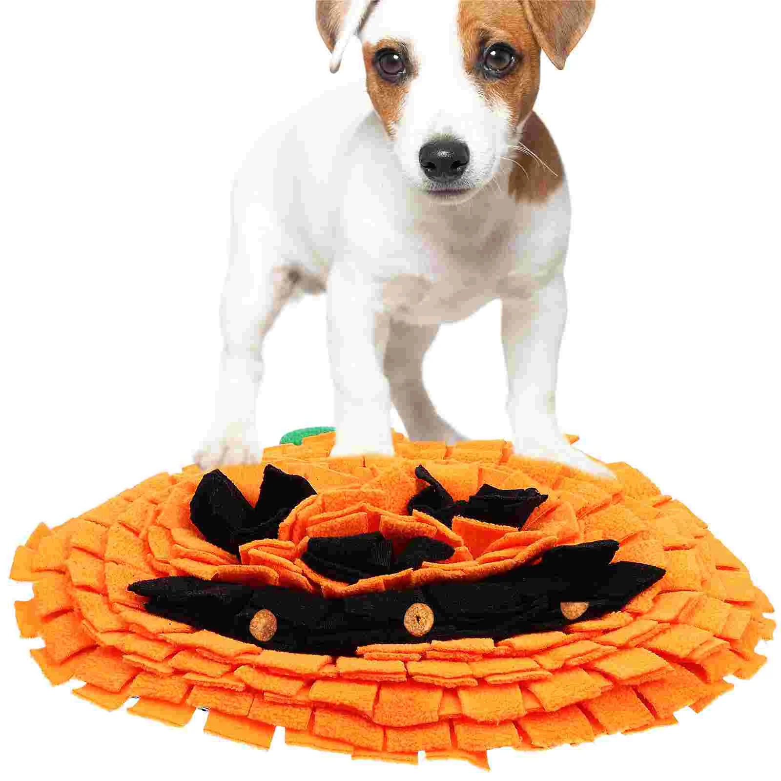 

Dog Snuffle Mat Pumpkin Dog Sniffing Mat Snuffle Mat For Dogs Large Breed Sniffing Feeding Mat Toy