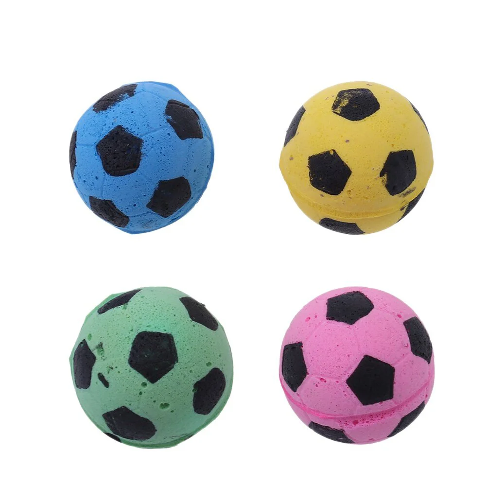 

12 Pcs Sponge Football Soccer Balls Small Colorful Balls for Football Toys (Random Color)