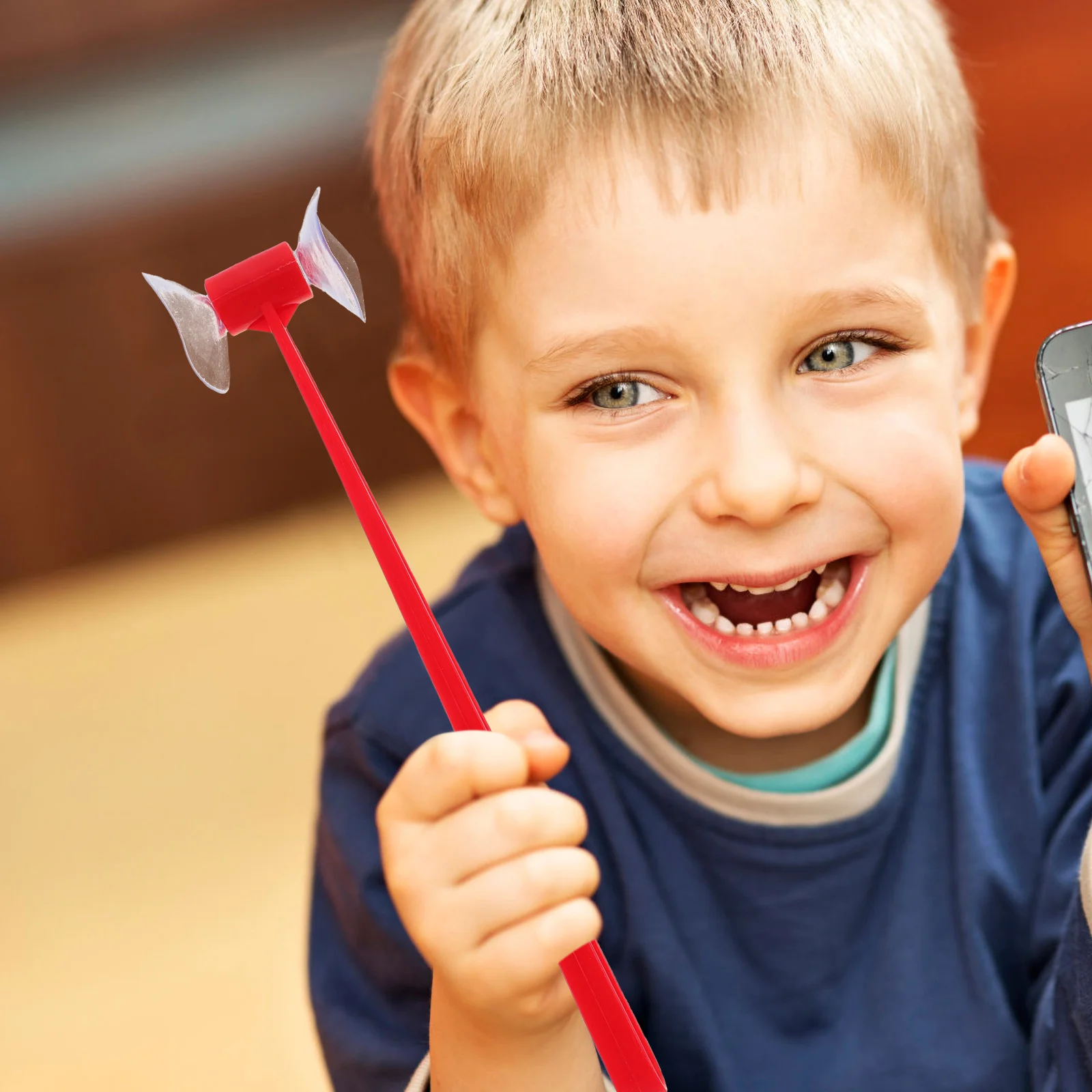 

2 Pcs Children's Toys Suction Cup Hammer Punishing Kids Sucking Disc Mini Hammers Plastic Preschool