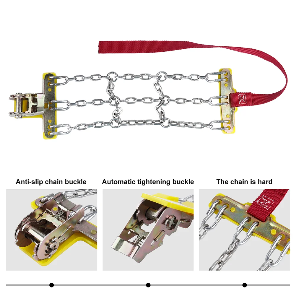 

Car Tires Tire Chains Vehicle Anti-Skid Traction Anti- Car Safety Emergency Snow Automobile