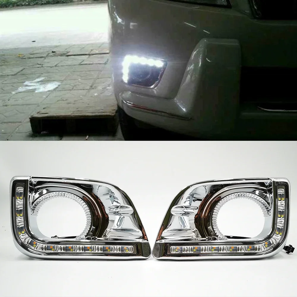 Новый! Для Toyota Prado FJ150 LC150 Land Cruiser 2700/4000 2010 2011 2013 Автомобильные светодиодные DRL
