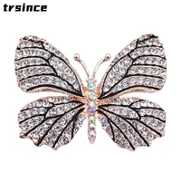 new luxury wedding animal rhinestone brooch drop oil butterfly insect clothing accessories brooches woman