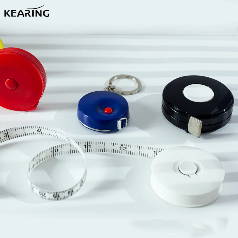 

Kearing Fiberglass Measuring Tape Flexible Soft Measuring Tape Measure With Plastic Case Measuring Tools For Craft Sewing