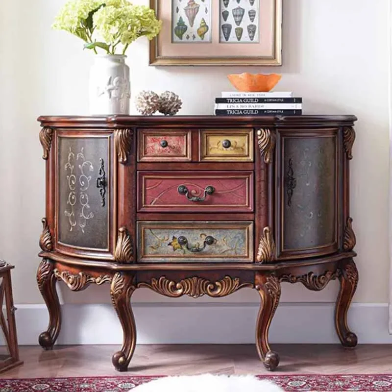 Шкафы для гостиной середины века книжная полка органайзер макияжа угловой шкаф