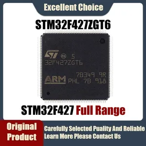 1Pcs-5Pcs/Lot Original Genuine STM32F427ZGT6 STM32F427 ZGT6 32F427ZGT6 Package LQFP-144 120MHz 512KB Microcontroller MCU