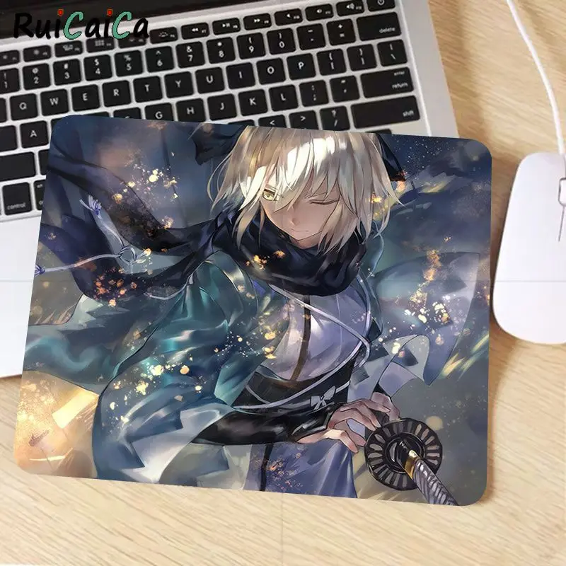 RuiCaiCa собственные коврики Fate Grand Order Okita Souji компьютерные игровые для мыши лидер