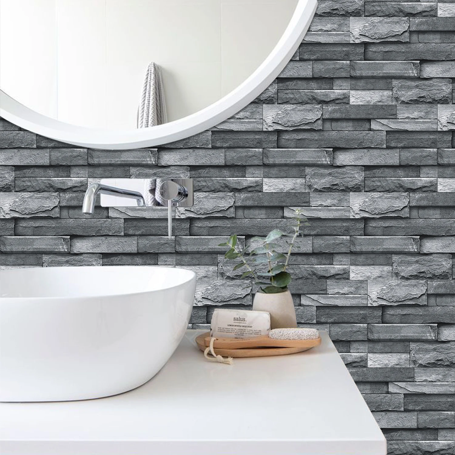 6 шт. самоклеящиеся обои в стиле ретро