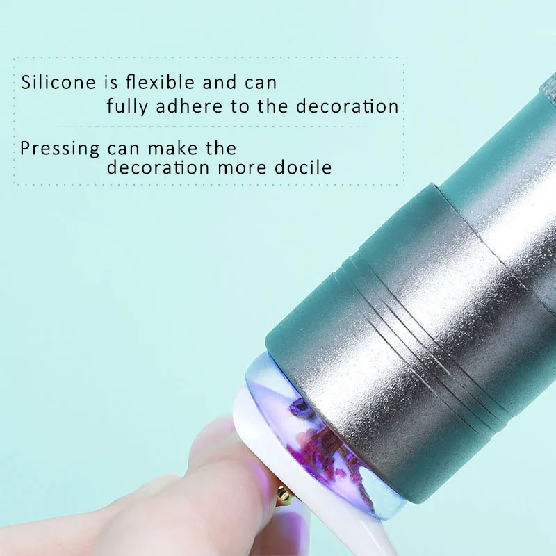 Ручная лампа для дизайна ногтей кончиков с быстросохнущим силиконом и