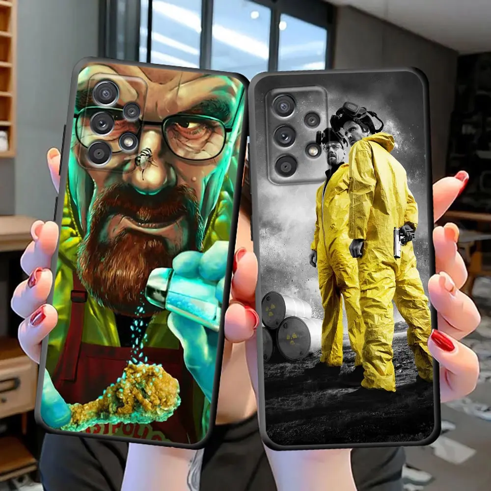 

Black Breaking Bad TV Case For Samsung Galaxy S22 S21 S20 FE Ultra S10 S10E S9 S23 Lite Plus Black Cover Fundas Coques Capa