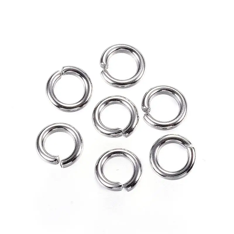 

2000Pcs 304 Stainless Steel Jump Rings Close but Unsoldered Jump Rings Jewelry Findings 5x1mm; about 3mm inner diameter