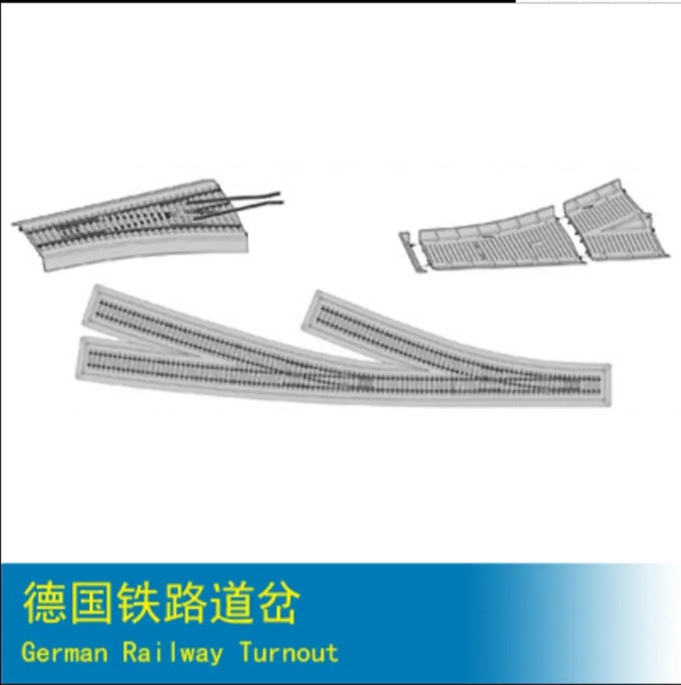 Модель немецкой железной дороги hobby boss 82909 в масштабе 1/72