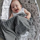 Однотонное трикотажное одеяло для новорожденных мальчиков и девочек, детское ветрозащитное одеяло, одеяло, весенне-зимнее одеяло для младенцев