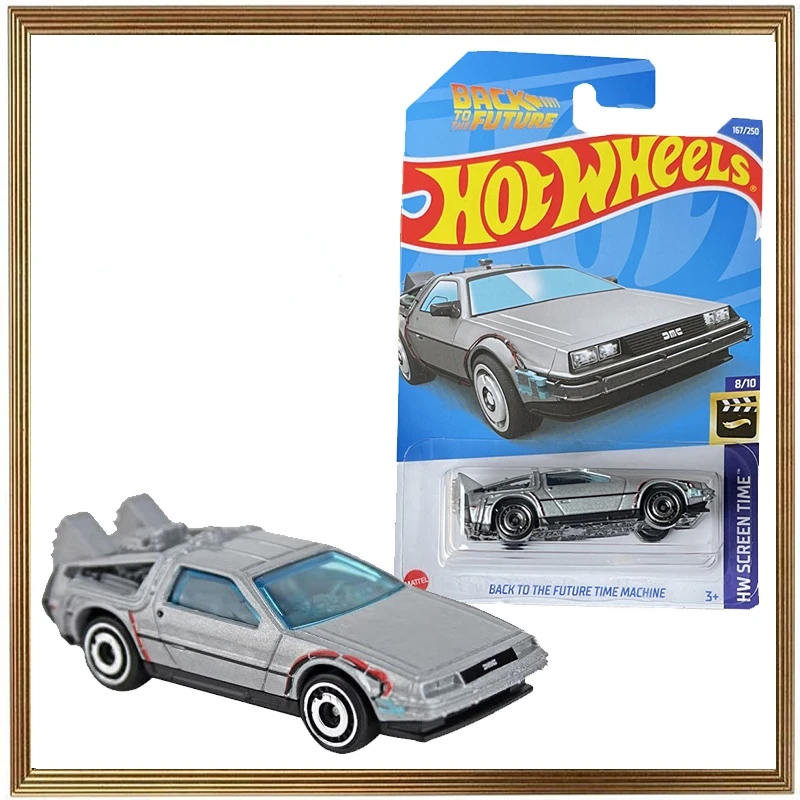 

Бесплатная доставка, оригинальные машины HotWheels «Назад в будущее» для мужчин, взрослые, Gfits Hot Wheels 1/64