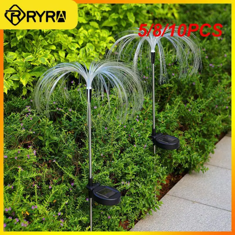 

5/8/10PCS 7 Colors/warm Lights Decorative Fairy Solar Lights Waterproof Solar Lamps For The Garden Led Solar Garden Lights