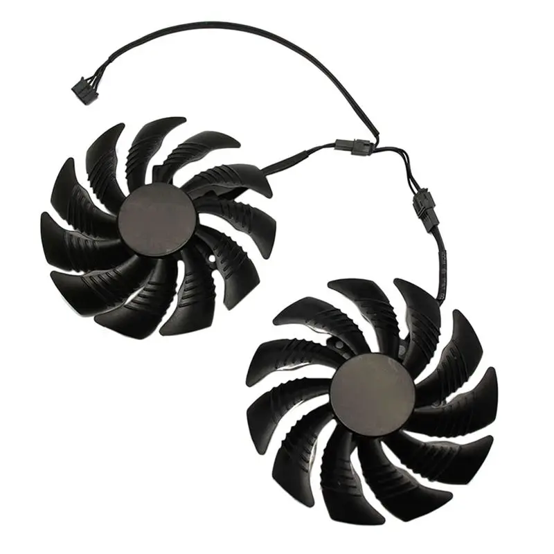 Фото Высококачественный 88-мм кулер для видеокарты (вентилятор) для REDEON AORUS RX580/570 GIGABYTE GV-RX570 AORUS GV-RX580 AORUS (6 шт.) №5