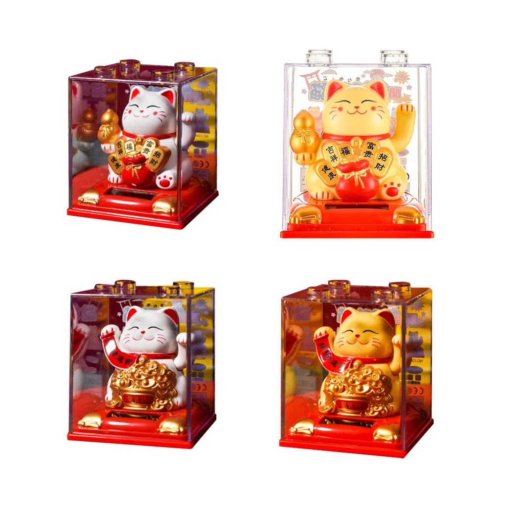 Счастливая Кошка на солнечных батареях символ удачи и широкое применение