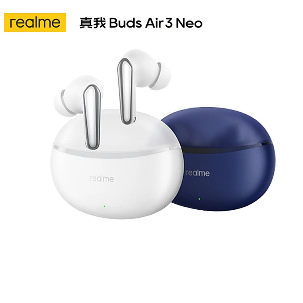 Realme Buds Air 3 Neo Bluetooth 5.2 Earphone AI ENC Noise Cancelling Wireless Earphone 30 Hour Battery Life For Realme 10 GT X50