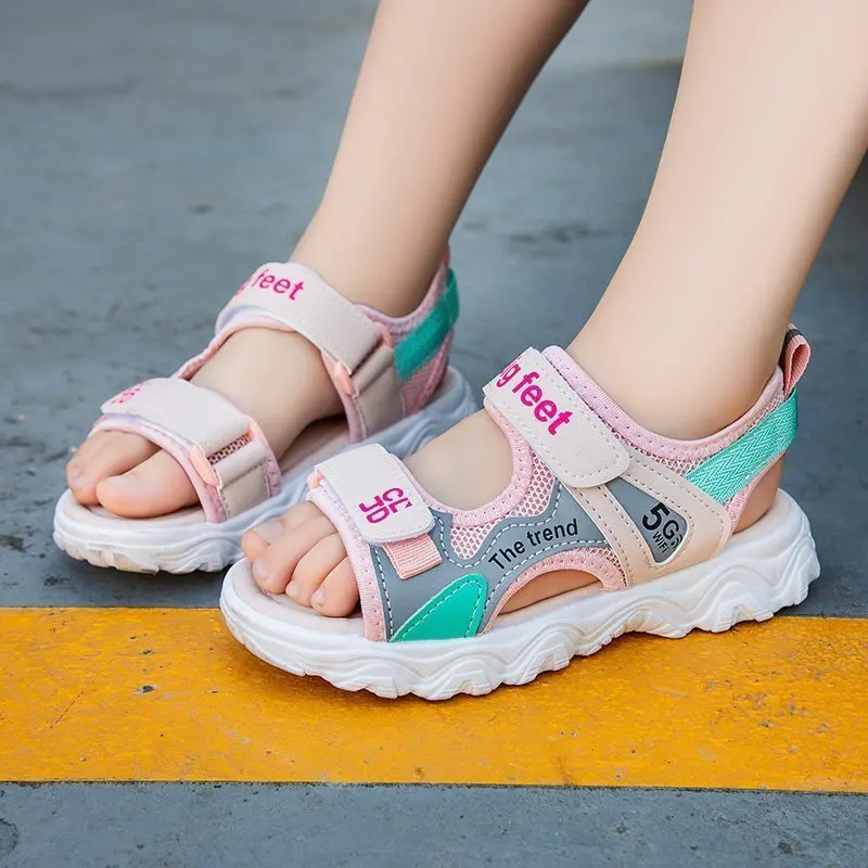 

Size 26-37 Children Sandals For Boys Girls Summer Quick Dry Casual Shoes For Kids Breathable Outdoor Beach Lightweight Sandals