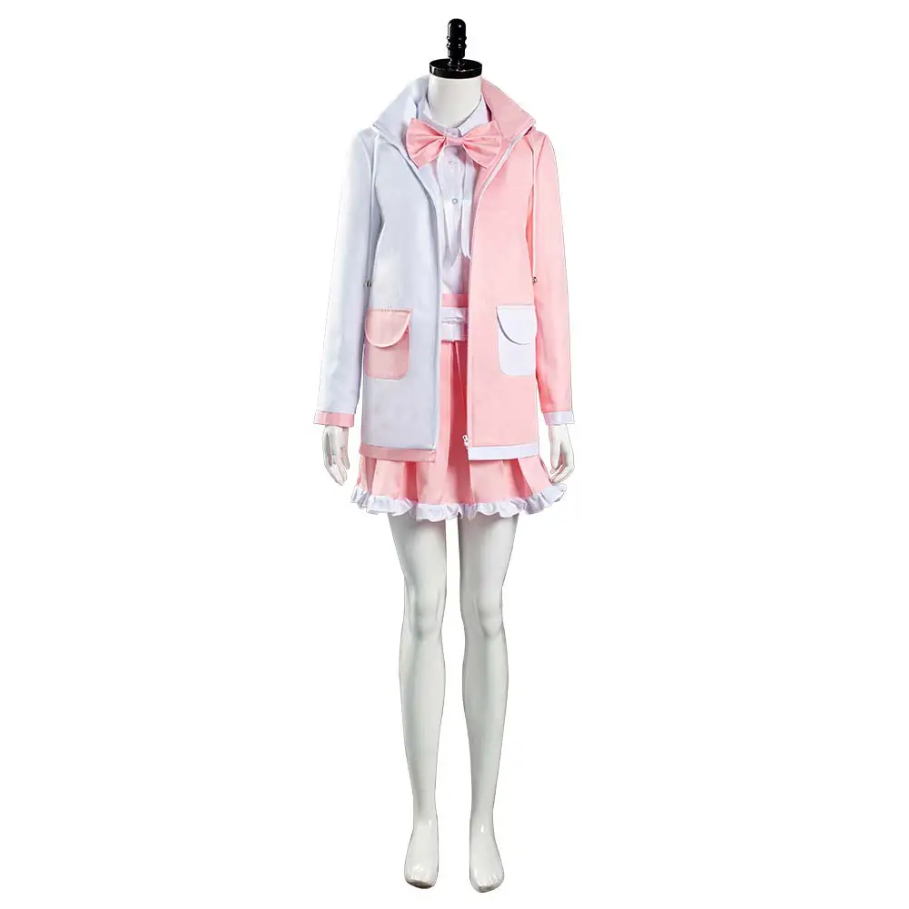 Danganronpa Monomi Cosplay Costume School Uniform Skirt Dress Outfits Halloween Carnival Suit | Тематическая одежда и