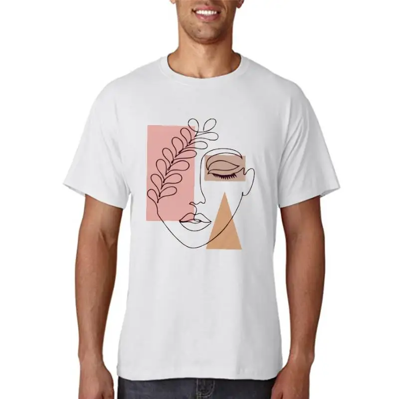 

Футболка женская с геометрическим принтом, с коротким рукавом