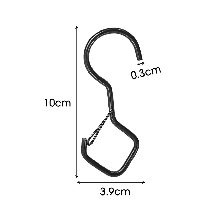 1/10 шт. S-образный крючок с пряжкой