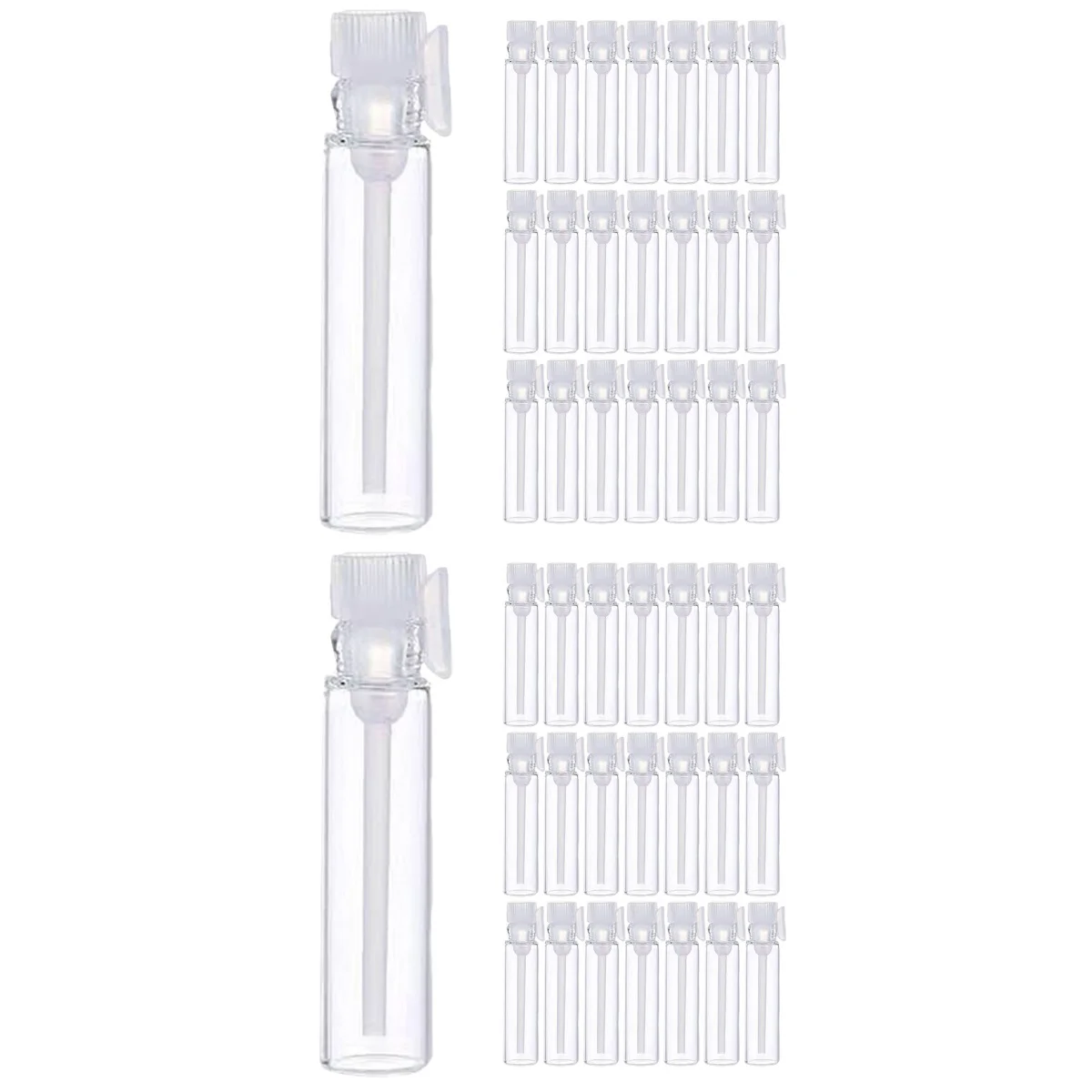 

200 pcs Creative Transparent Multi-function Aromatherapy Bottles Vials for Trip Home Store