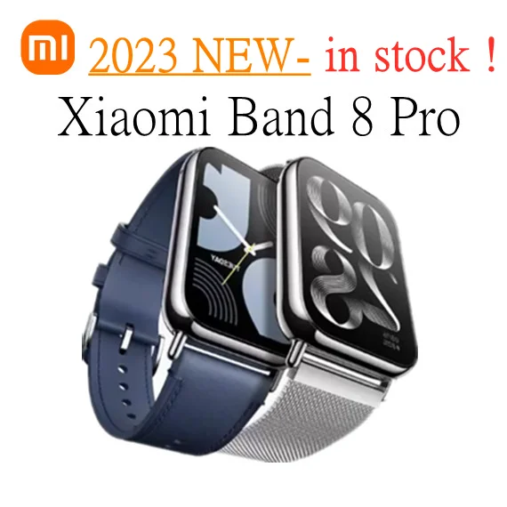 

New Xiaomi Mi Band 8 Pro Smart Bracelet 6 Color AMOLED Screen Blood Oxygen Fitness Traker GPS Waterproof Smart Band 8 Mi band 7
