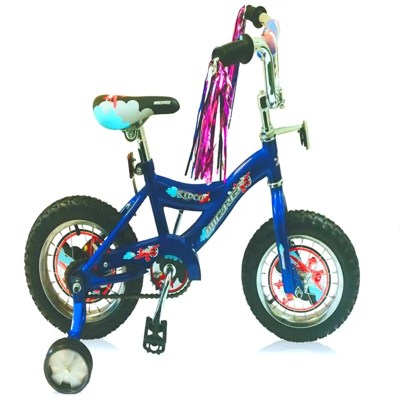 

WonderWheels 12" BMX S-Type Frame Bicycle Coaster Brake One Piece Crank Chrome Rims Air Tire 's Bike - Blue