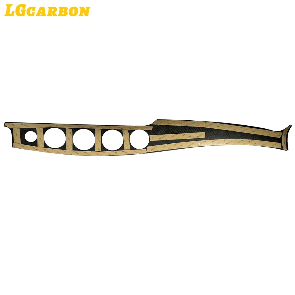 LGcarbon RHD наклейка на панель приборной панели из натурального углеродного волокна