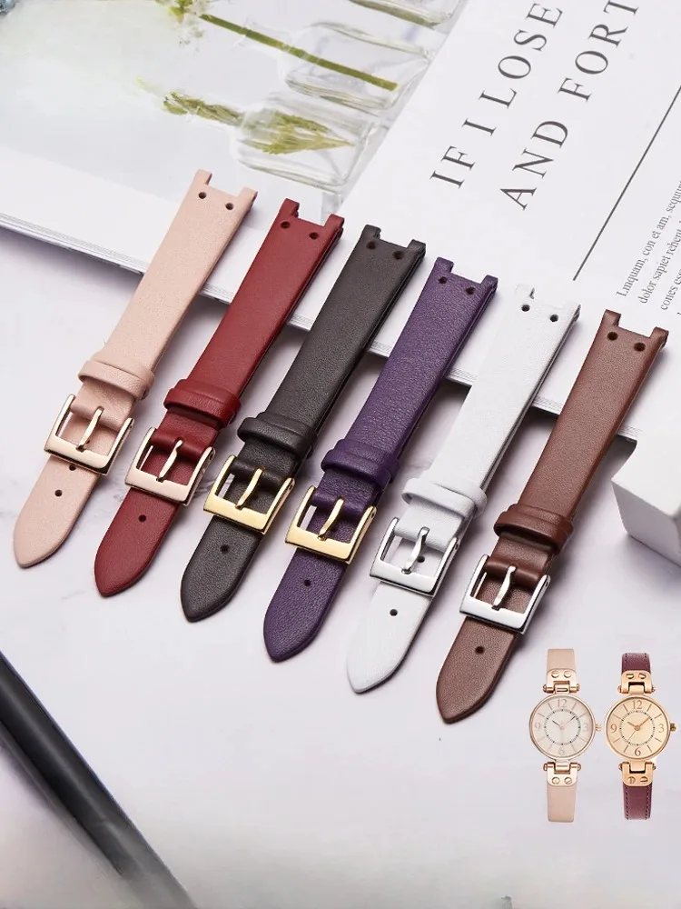 Фото Ремешок для часов Anne Klein AK 2156 2157 Ak2618rgbk, водонепроницаемый, из натуральной кожи №2