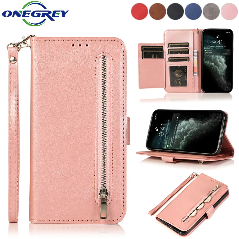 

Flip Wallet 13 Leather Phone Bags Case For iPhone 12 11 Mini Pro XR X XS Max 7 8 Plus 6 6s SE 2020 Luxury Card Slots Cover Coque