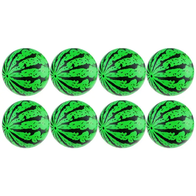 

8 Pcs Kids Ball Toy Bulk Toys Kids Kid Watermelon Shaped Ball Inflatable Ball Children Toy Ball Swimming Pool Toys