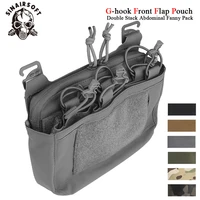 fcpc fcsk plate carrier vest g hook insert kangaroo pouch dope front flap double stack abdominal fanny pack triple magazine