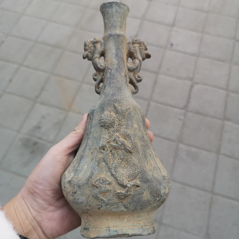 Бронзовая Коллекция: чистая медь игры с одним драконом бусины амфоры украшения