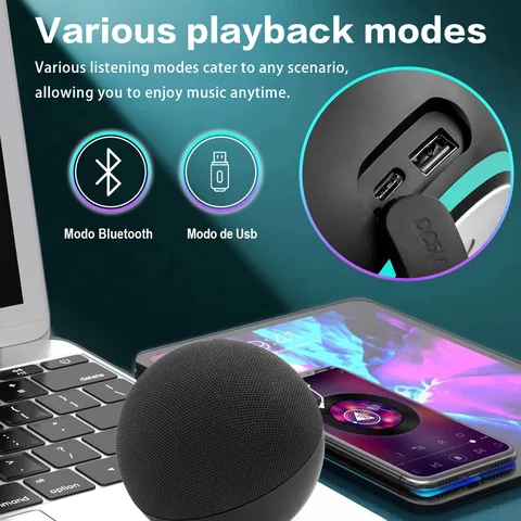 Bluetooth-динамик Alaxe Pro Max Echo Dot 5-й уличный беспроводной Bluetooth поколения средний динамик RGB домашний сабвуфер