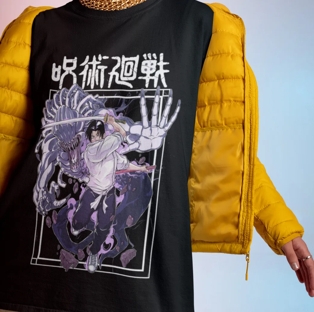 Футболка Gojo Itadori Yuji juюттусу Kaisen 0 футболка JJK Sukuna Yuta Okkotsu