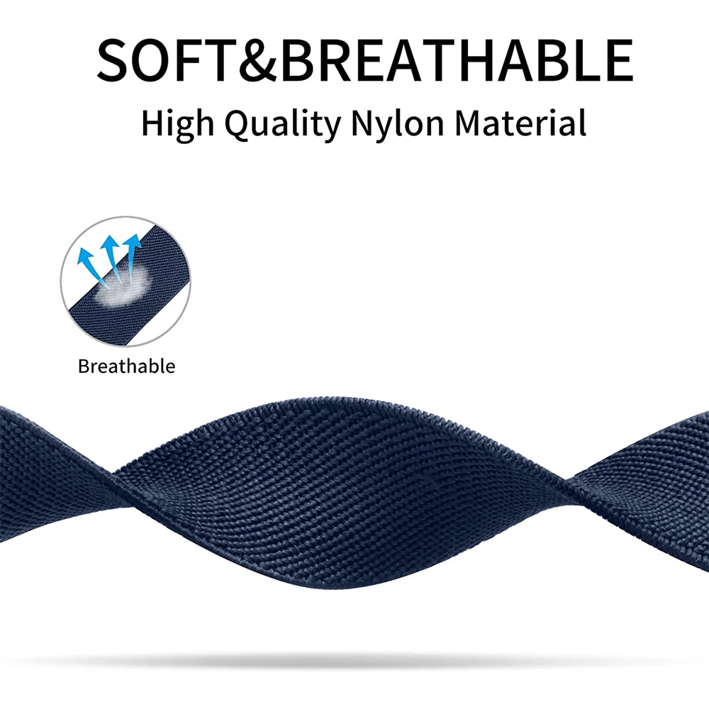 Nylon Solo Loop Strap For POLAR VANTAGE M2 Band Fabric Elastic for POLAR IGNITE 2/UNITE/Grix X Belt Bracelet Watchbands
