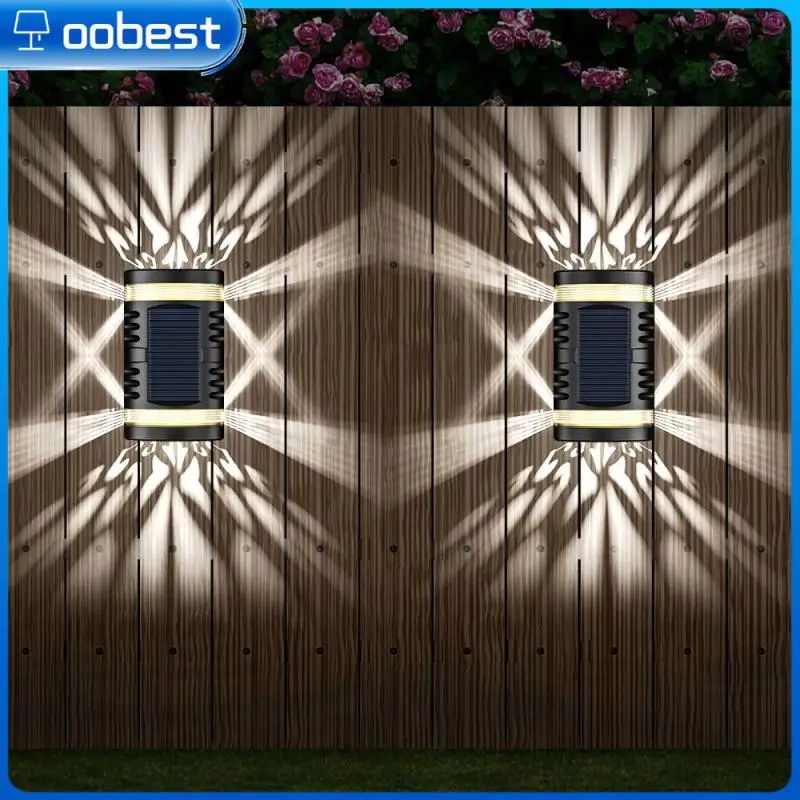 

Outdoor LED Solar Wall Light Intelligent Light Control IP65 Waterproof Bedroom Bedside Living Room Back Ground Wall Aisle Lamp