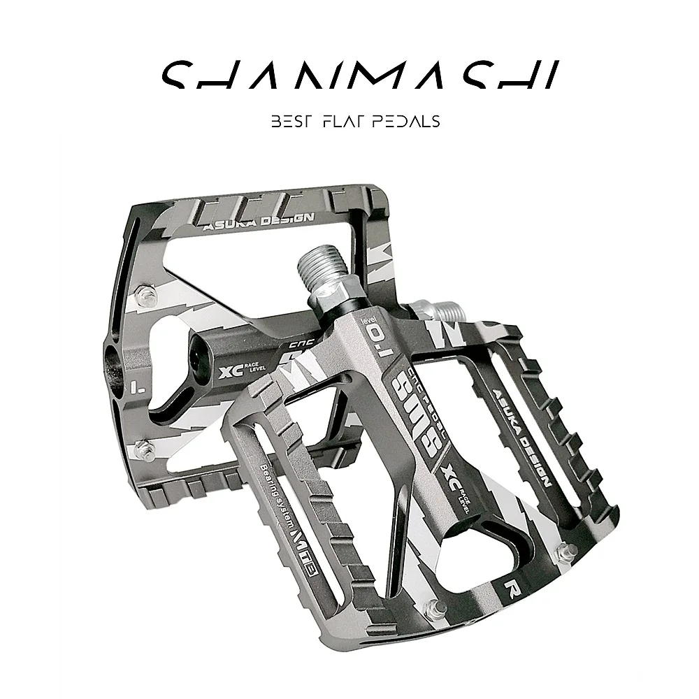 

Велосипедные педали, 2 подшипника DU, нескользящая, герметичная, платформа из сплава, для горных велосипедов