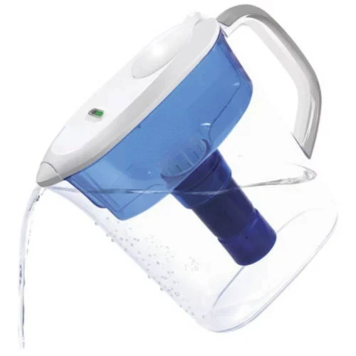 

Cup Pitcher Water Filter with Lead Removal, PPT111W, Blue/White