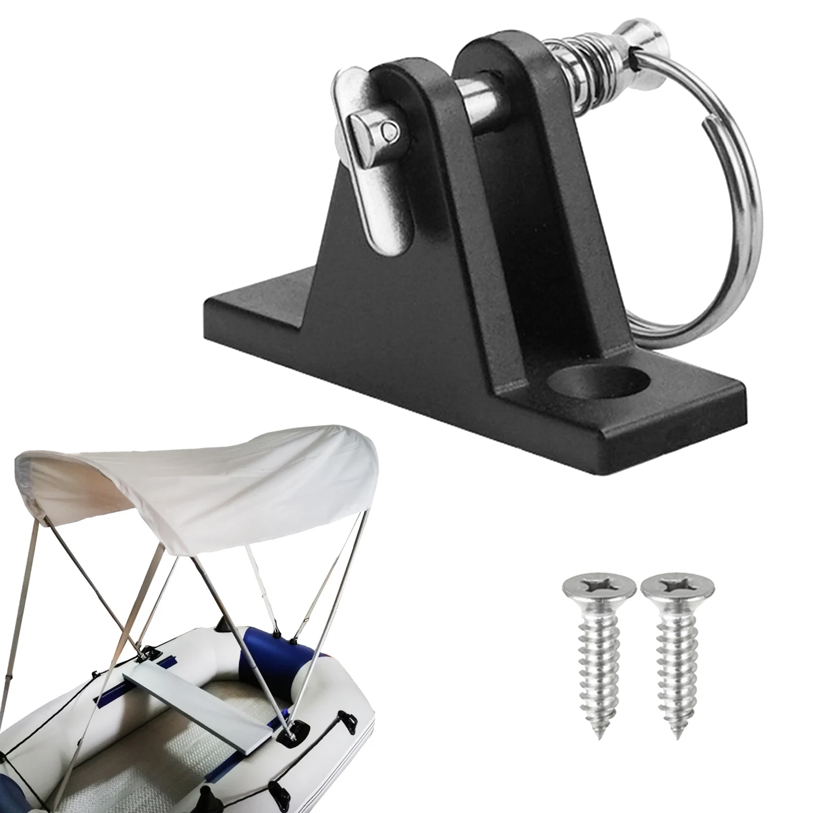 

1pcs Deck Hinge Mount Quick Release Pin For Bimini Top Ship Nylon Ship Parts For Kayak Canoe Marine Ship Fishing Dinghy Raft