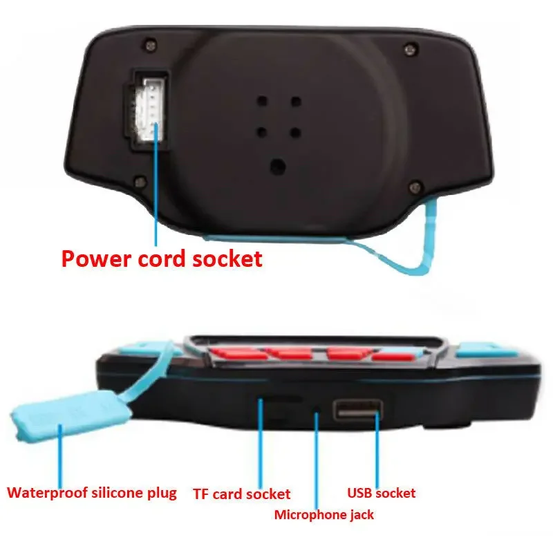 Bluetooth Мотоцикл Студия Аудио Скутер ATV Дистанционная сигнализация Динамик