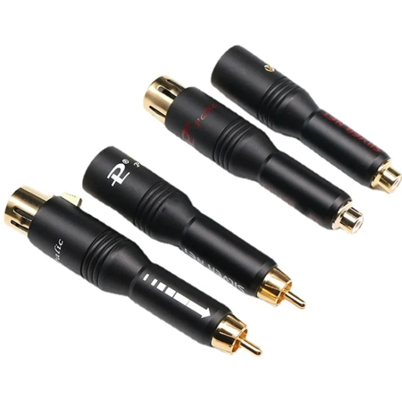 3-контактный позолоченный разъем XLR-RCA мама XLR папа/гнездо на RCA аудио