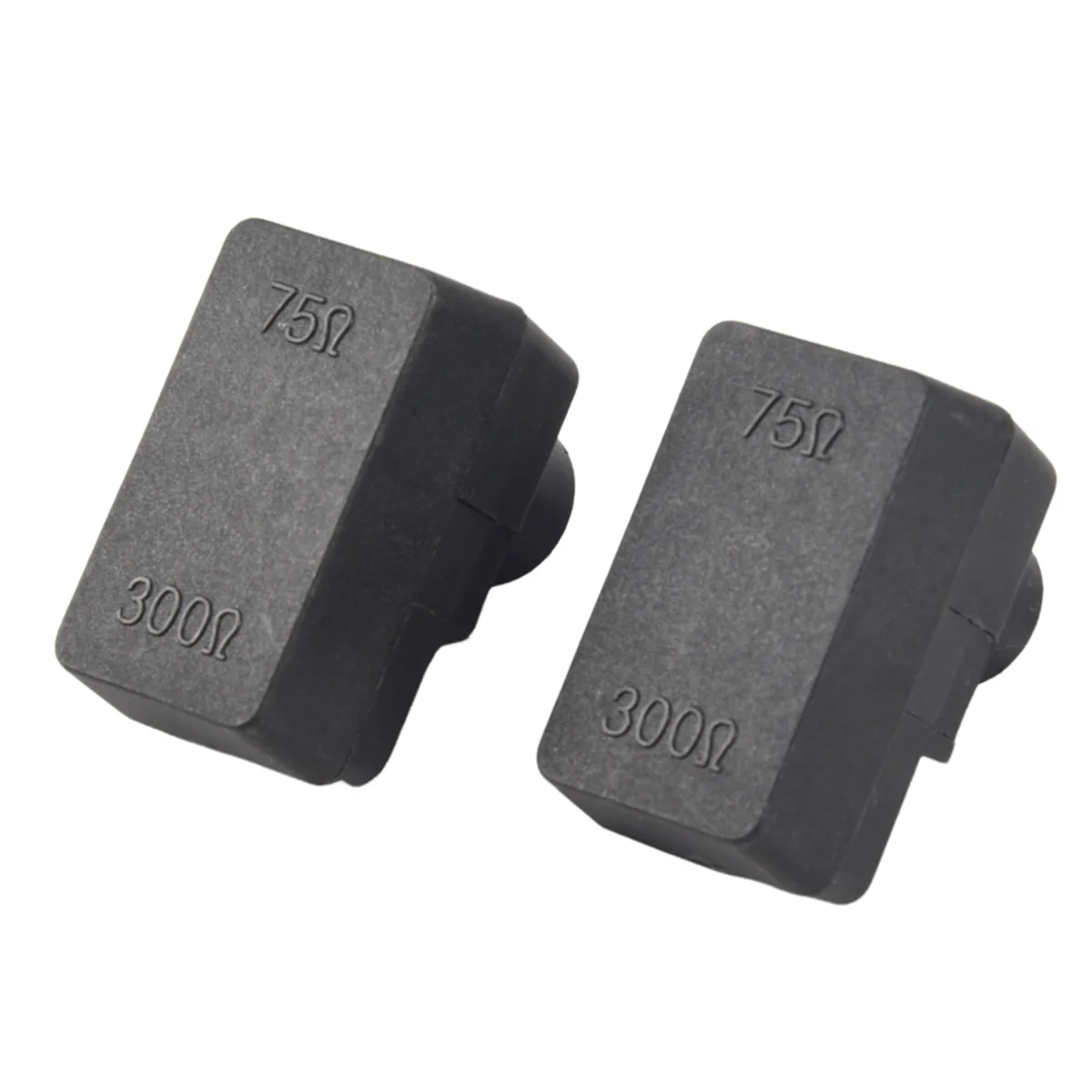 2 х кнопочных антенны соответствующий трансформатор 300/75 Ом коаксиальный адаптер