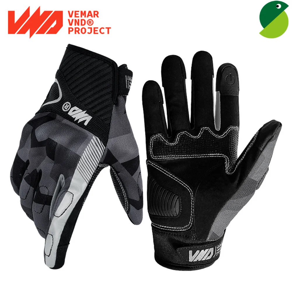 

VND C01 Gloves Motorcycle Phone Screen Touch Luva Motoqueiro Guantes Motocicleta Luvas de moto Cycling Mountain Bike Gants Moto