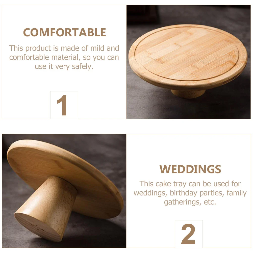 Деревянный поднос для торта декор дизайн декоративная подставка держатель