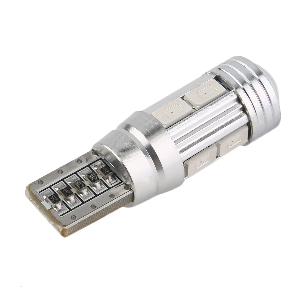

10X 501 W5W Автомобильная Лампа боковой подсветки без ошибок Canbus 6SMD светодиодный желтый встроенный резистор для предотвращения повторного мерцания
