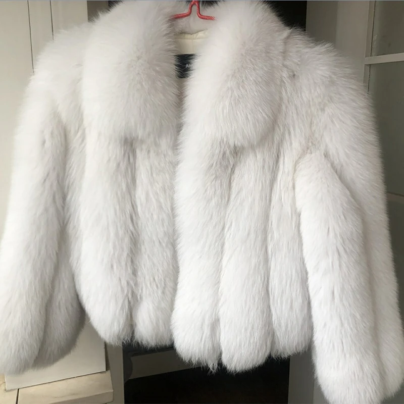 Winter White Faux Fur Coat For Girls Luxury 2022 Female High Quality Full Sleeve Fluffy Jacket Cropped Artificial fur Coat Women